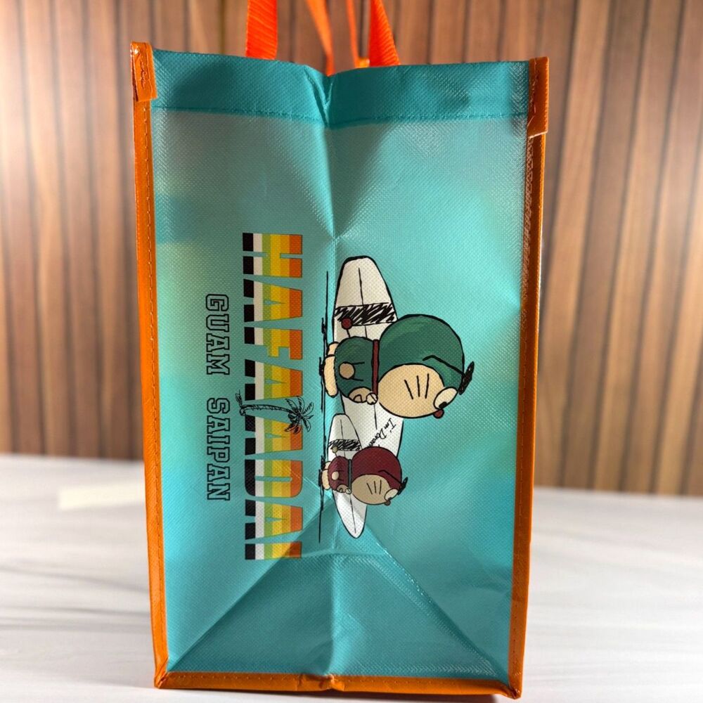 DORAEMON Surf Reusable Tote Bag GUAM SAIPAN (ABC Stores) Hafa Adai Exclusive NEW - Picture 3 of 3